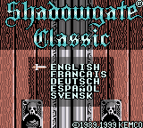 Shadowgate Classic (USA, Europe) (En,Fr,De,Es,Sv) (GB Compatible)